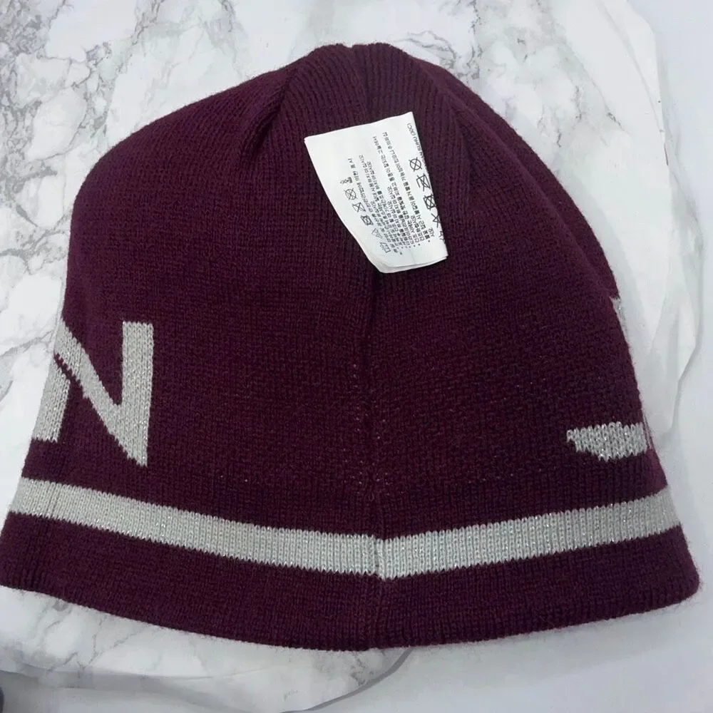 JORDAN JUMPAN Youth Mulberry Elephant Print Reversible Beanie-NWT!